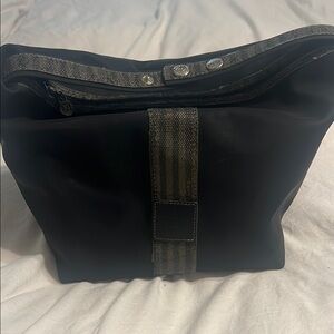 Fendi Black and Gray Clutch